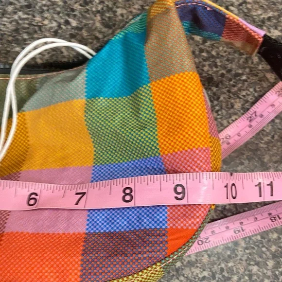 Baggu Colorful Checkered Crossbody Bag - Picture 6 of 7